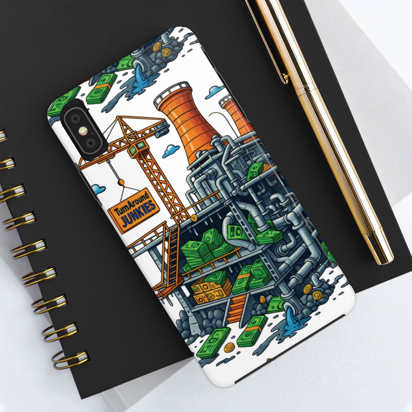 Turnaround Junkies "Stacks On Deck #2" Tough Phone Cases