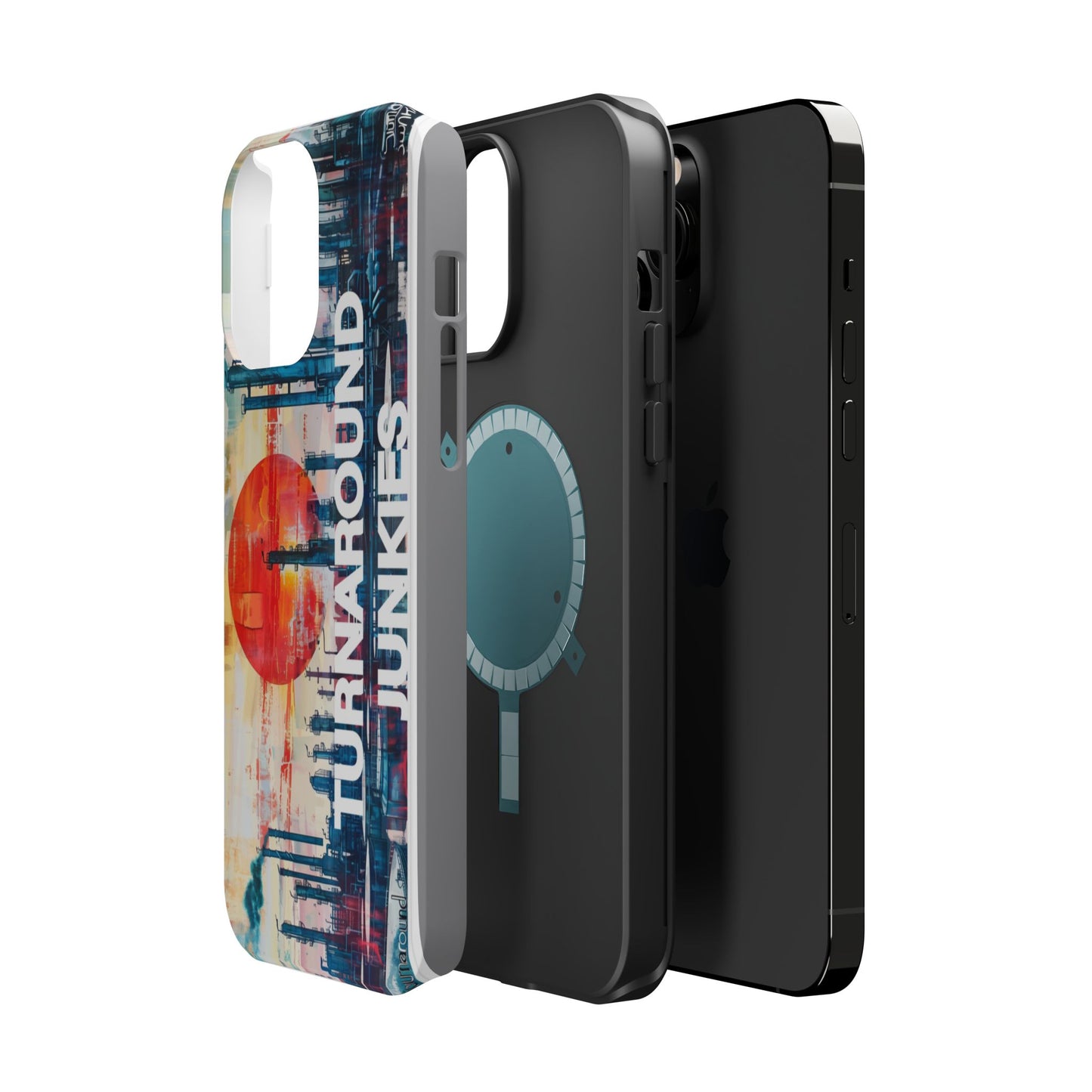 Turnaround Junkies  Red Sun Rising Magnetic Tough Cases