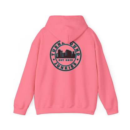 Turnaround Junkies Circle Logo Heavy Blend™ Hooded Sweatshirt