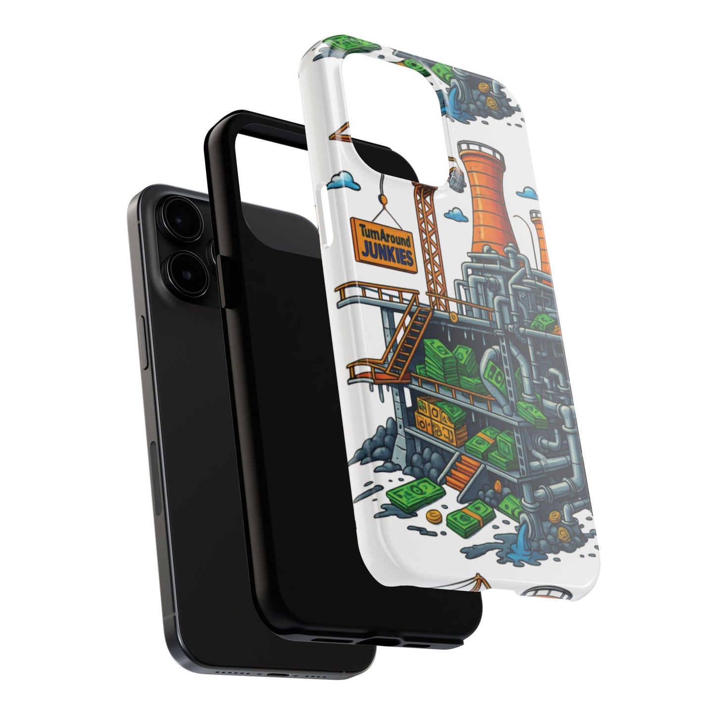 Turnaround Junkies "Stacks On Deck #2" Tough Phone Cases