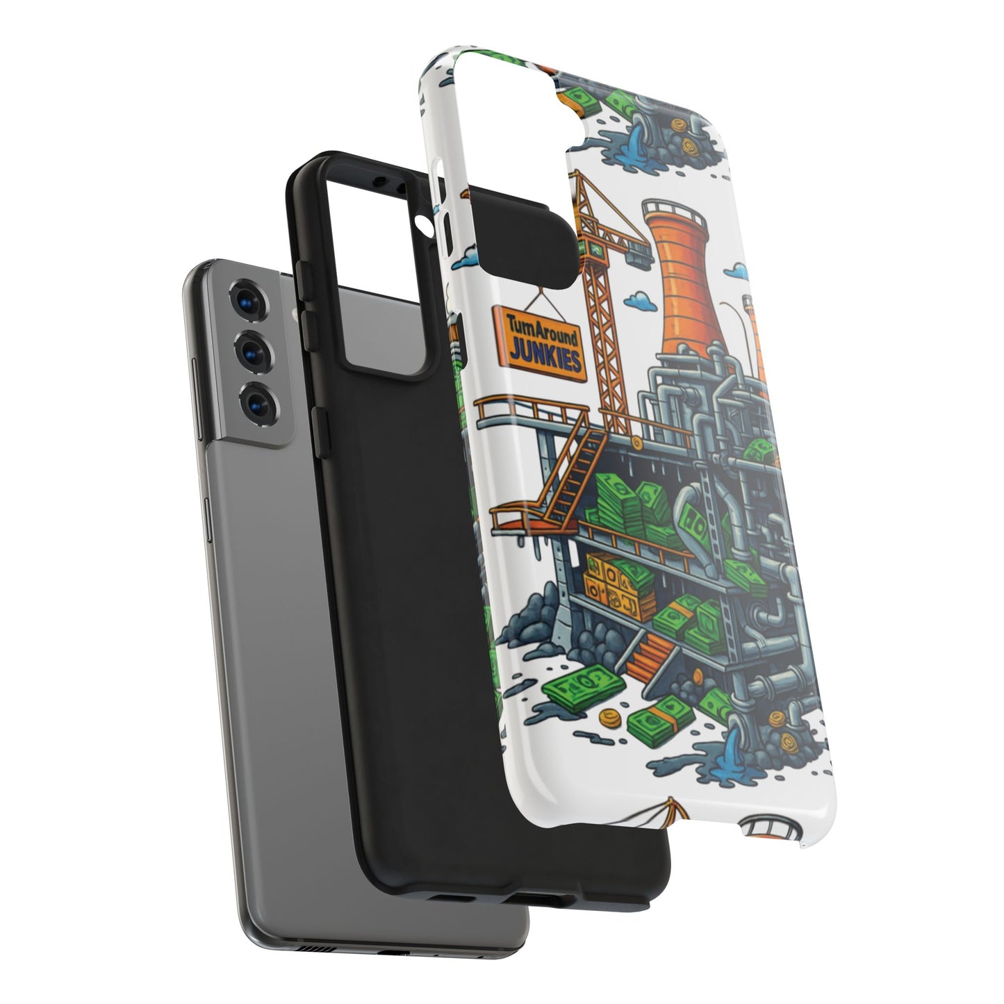 Turnaround Junkies "Stacks On Deck #2" Tough Phone Cases