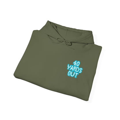 40 YARDS OUT Brand Productions Muddy Boar Heavy Blend™ Hooded Sweatshirt