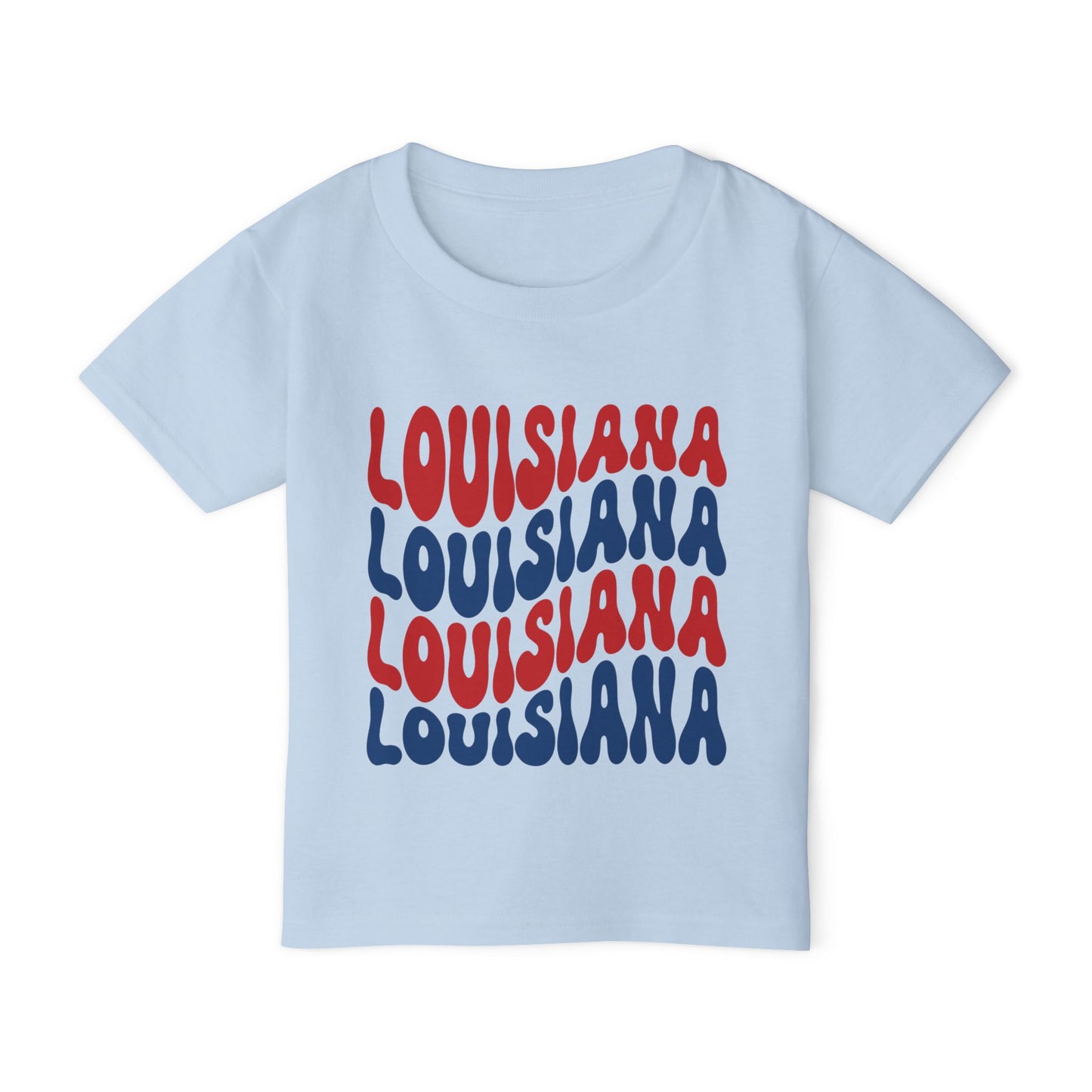 Toddler Louisiana Red White and Blue T-shirt