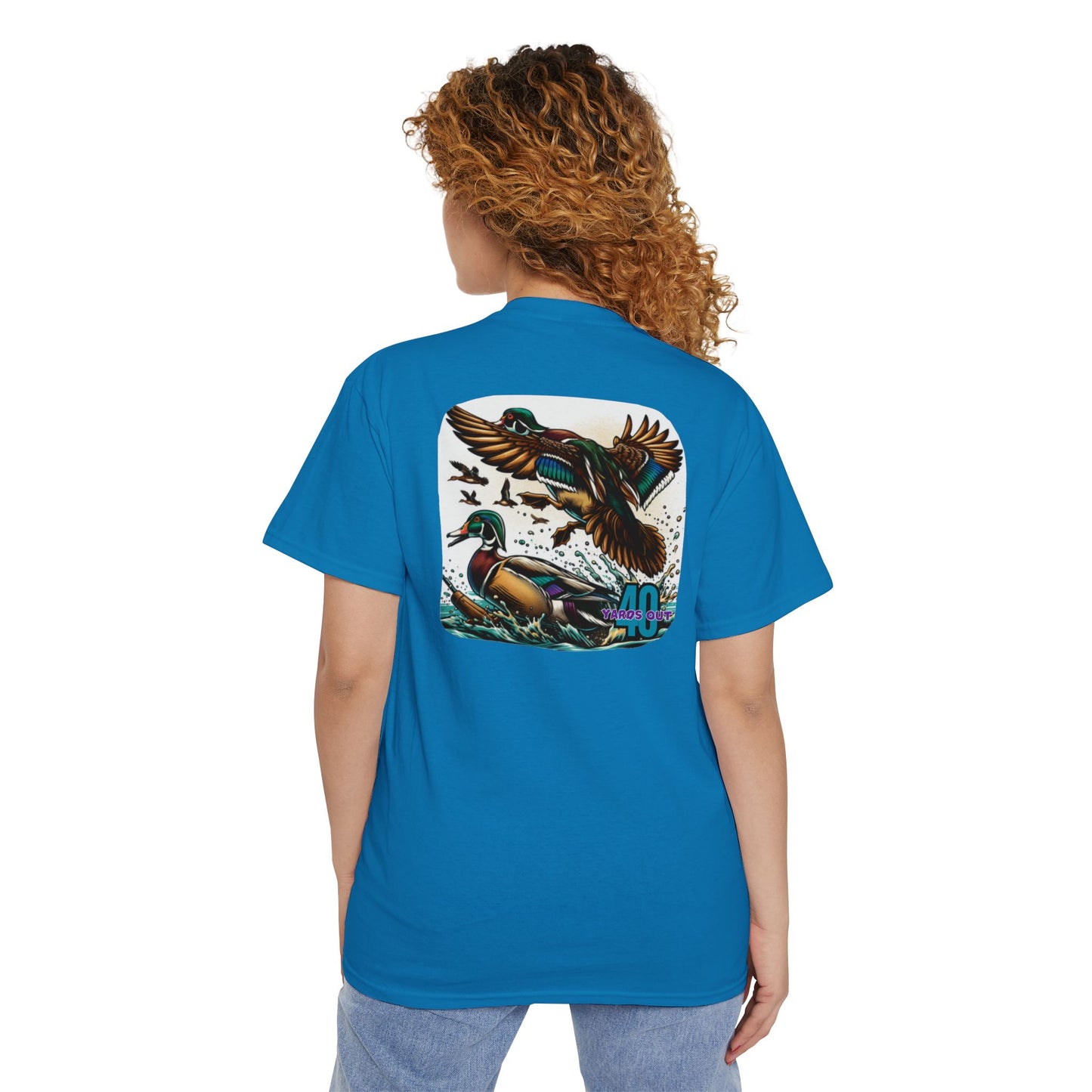 40 Yards Out Wood Duck Pocket Tee