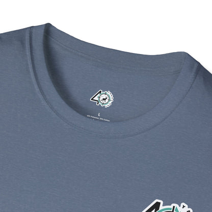 40 YARDS OUT Black Retriever Duck Watch Unisex Softstyle T-Shirt