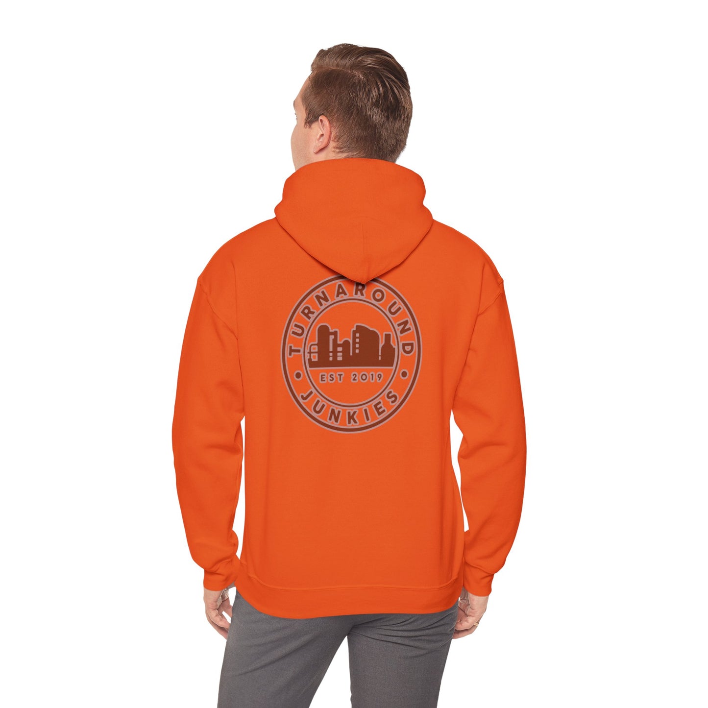 Turnaround Junkies Circle Logo Heavy Blend™ Hooded Sweatshirt