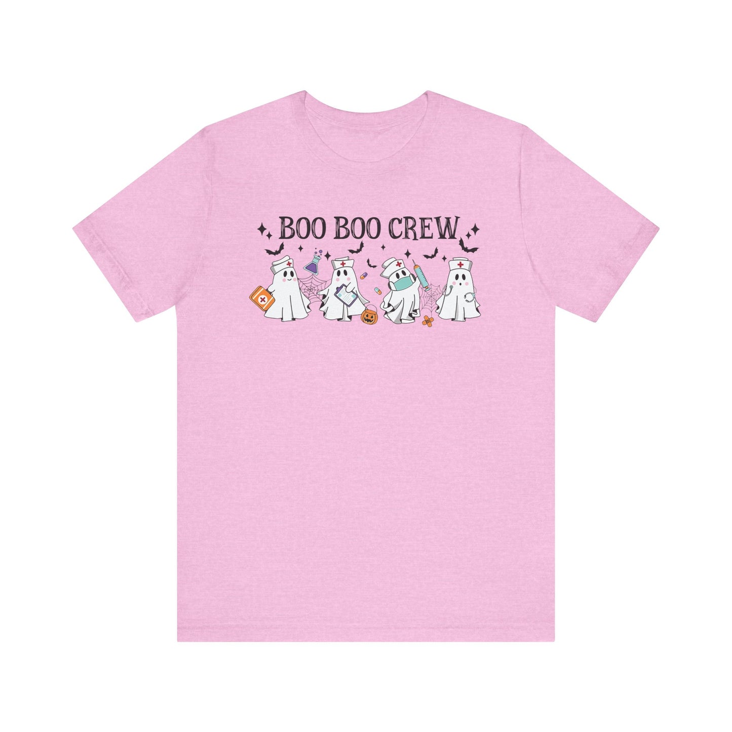 BOO BOO CREW HALLOWEEN NURSE Unisex Jersey Short Sleeve Tee