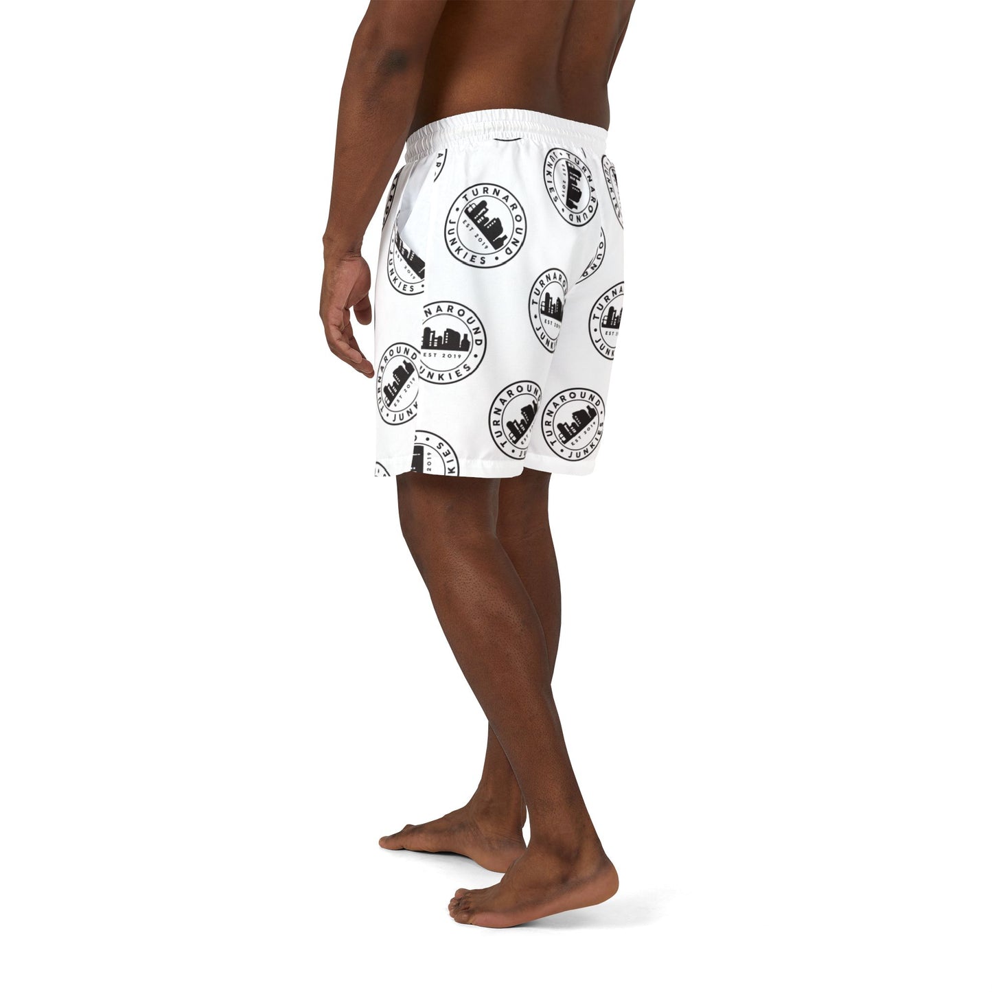 Turnaround Junkies Circle Logo Swim Shorts