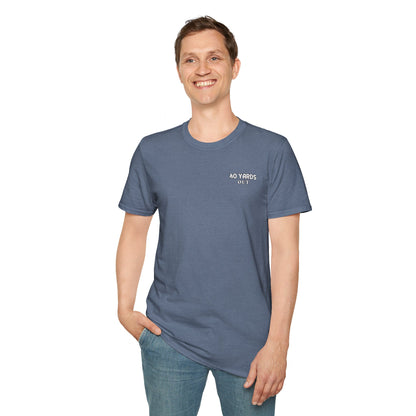 40 Yards Out American Bass Unisex Softstyle T-Shirt