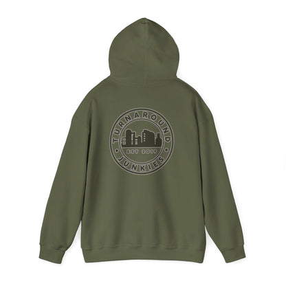 Turnaround Junkies Circle Logo Heavy Blend™ Hooded Sweatshirt