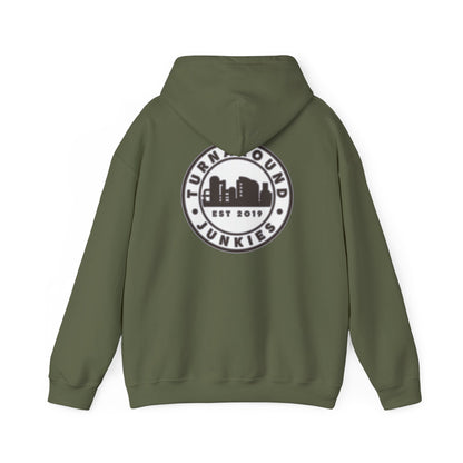 Turnaround Junkies Circle Logo Heavy Blend™ Hooded Sweatshirt