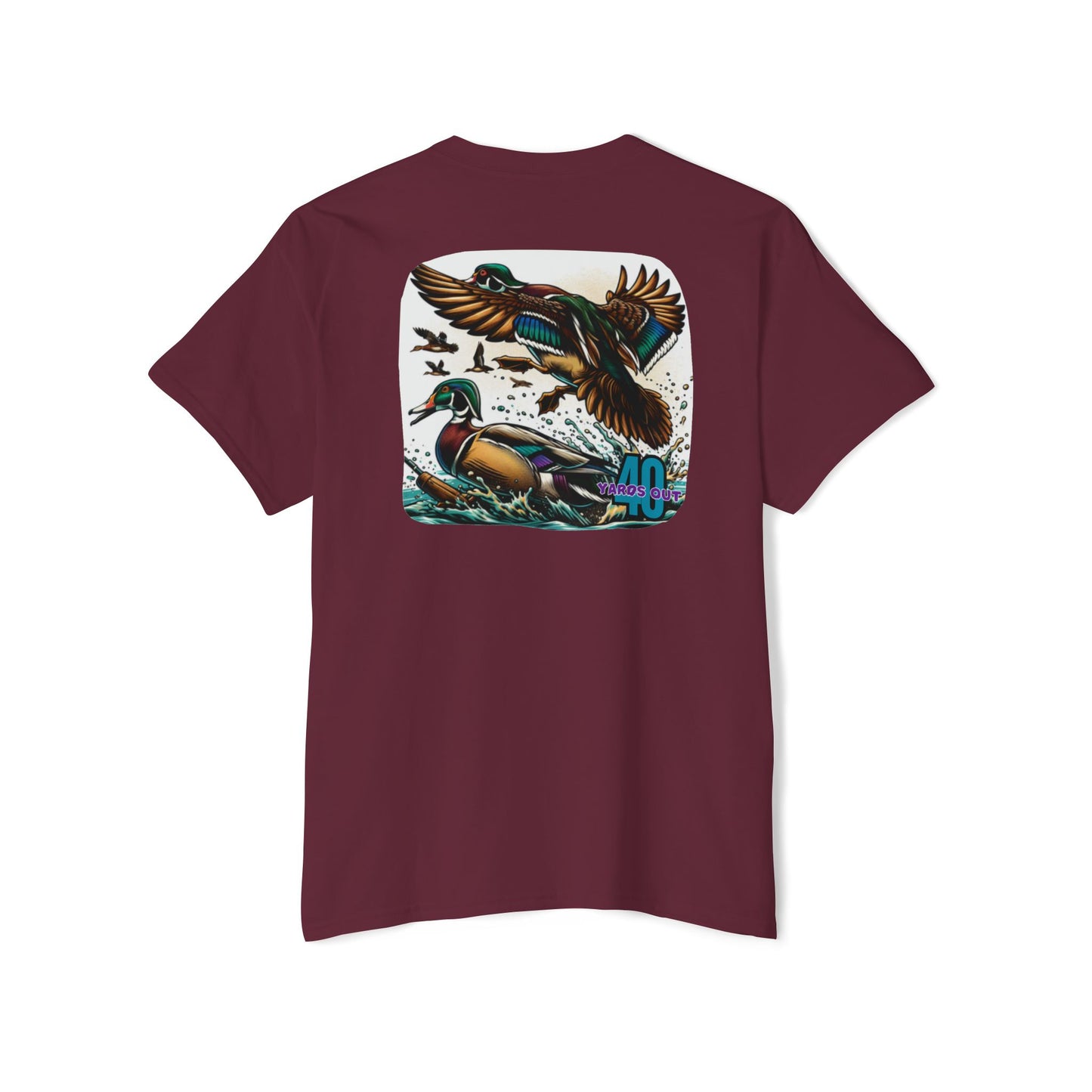 40 Yards Out Wood Duck Pocket Tee