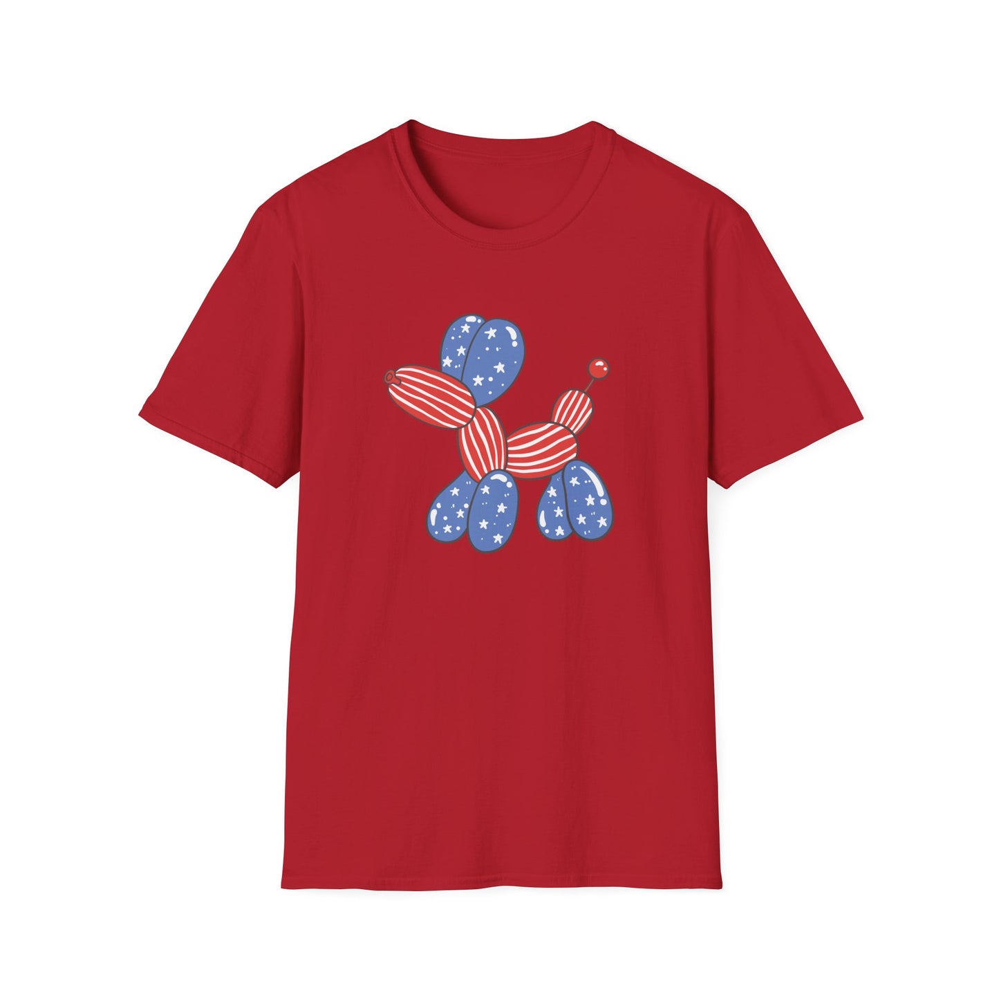 Adult USA Balloon Dog shirt