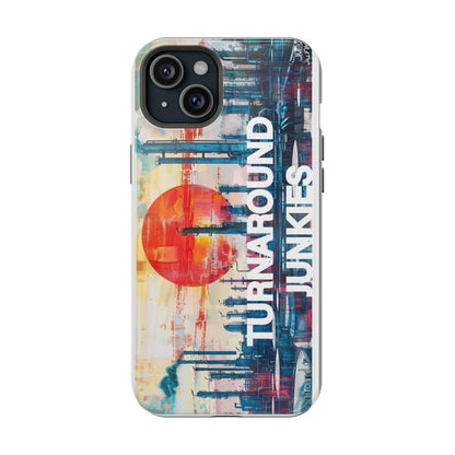 Turnaround Junkies  Red Sun Rising Magnetic Tough Cases