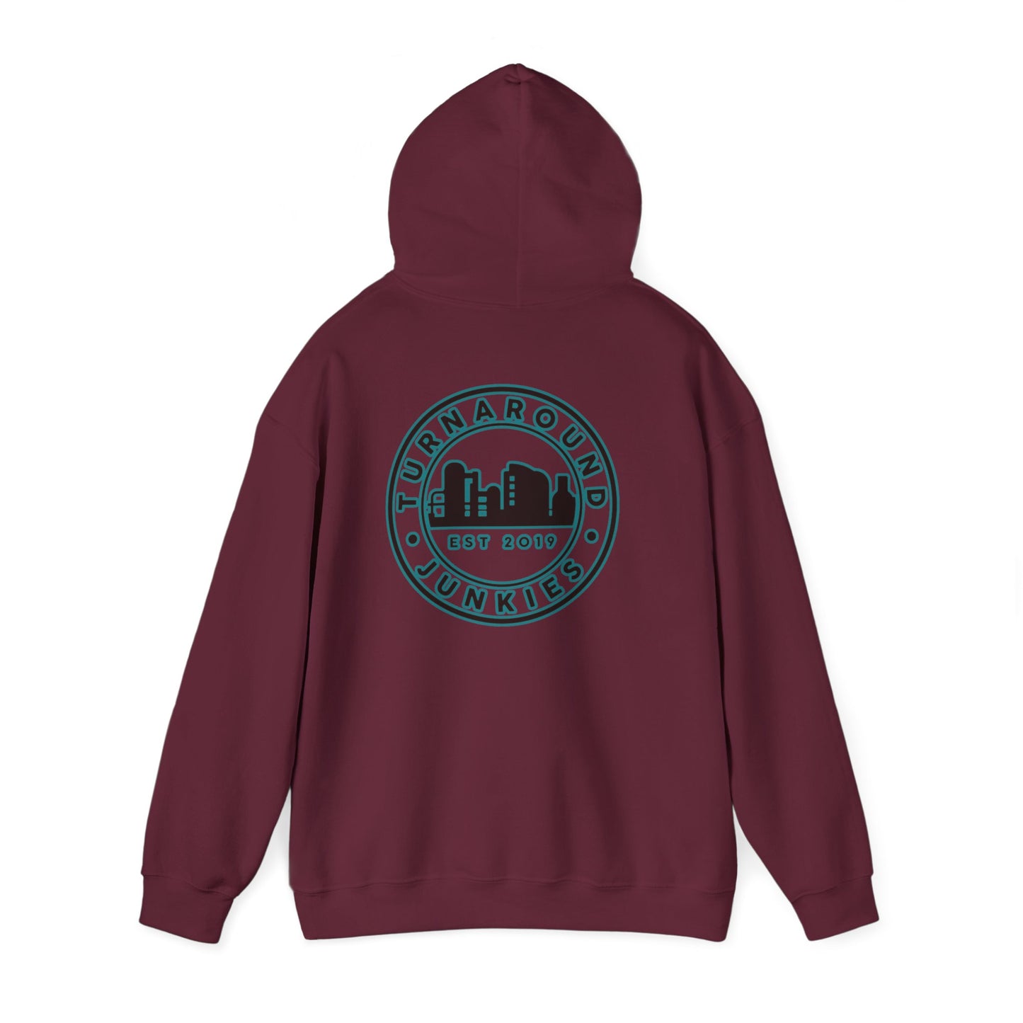 Turnaround Junkies Circle Logo Heavy Blend™ Hooded Sweatshirt