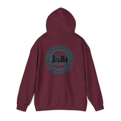 Turnaround Junkies Circle Logo Heavy Blend™ Hooded Sweatshirt