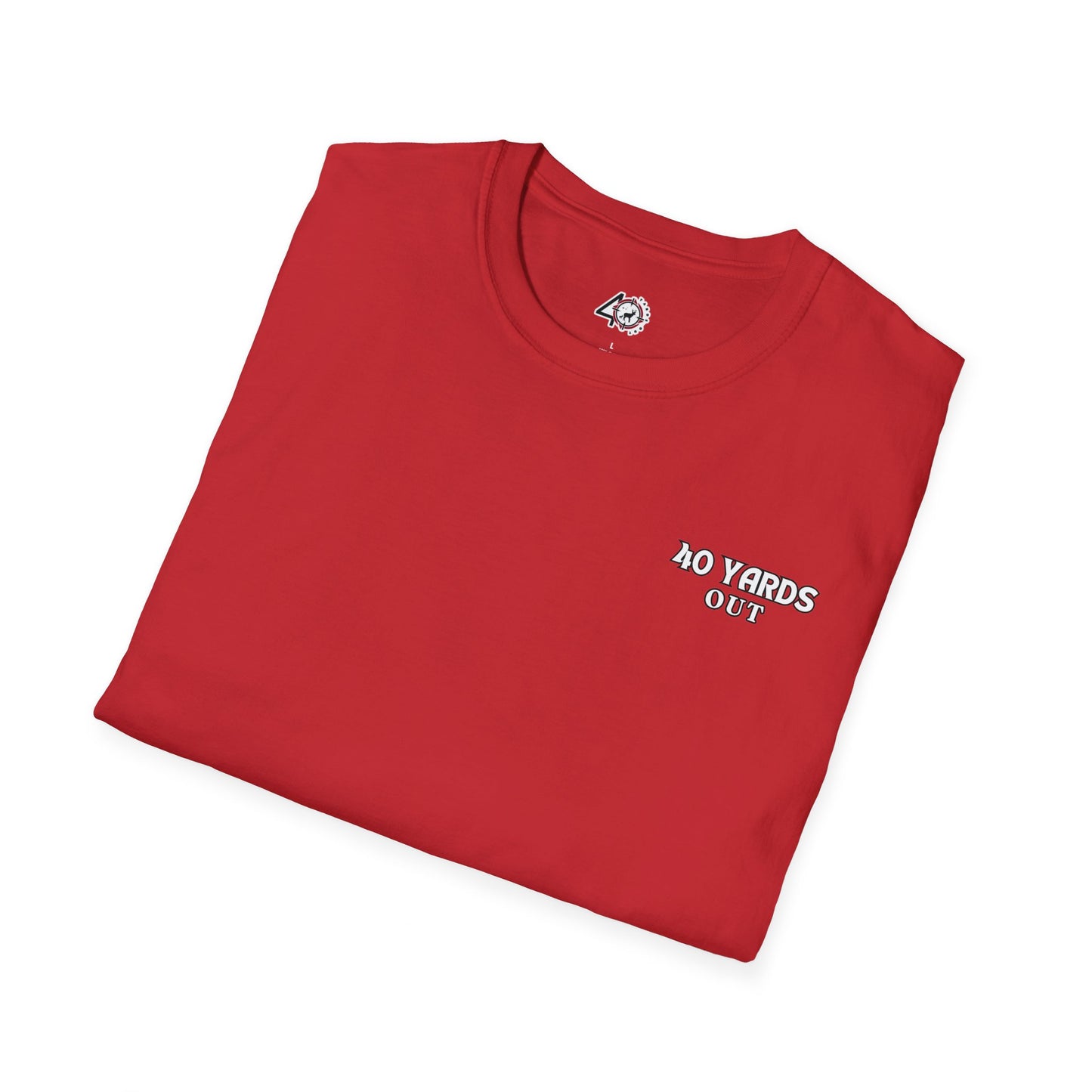 40 Yards Out American Bass Unisex Softstyle T-Shirt
