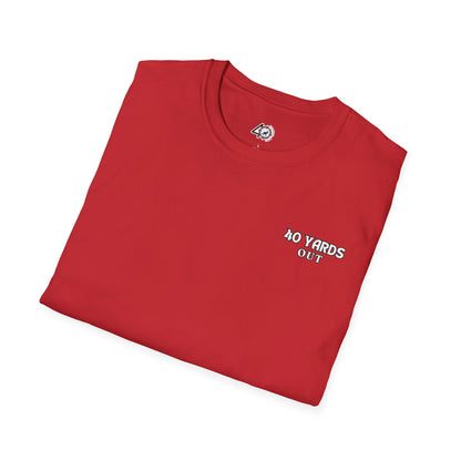 40 Yards Out American Bass Unisex Softstyle T-Shirt