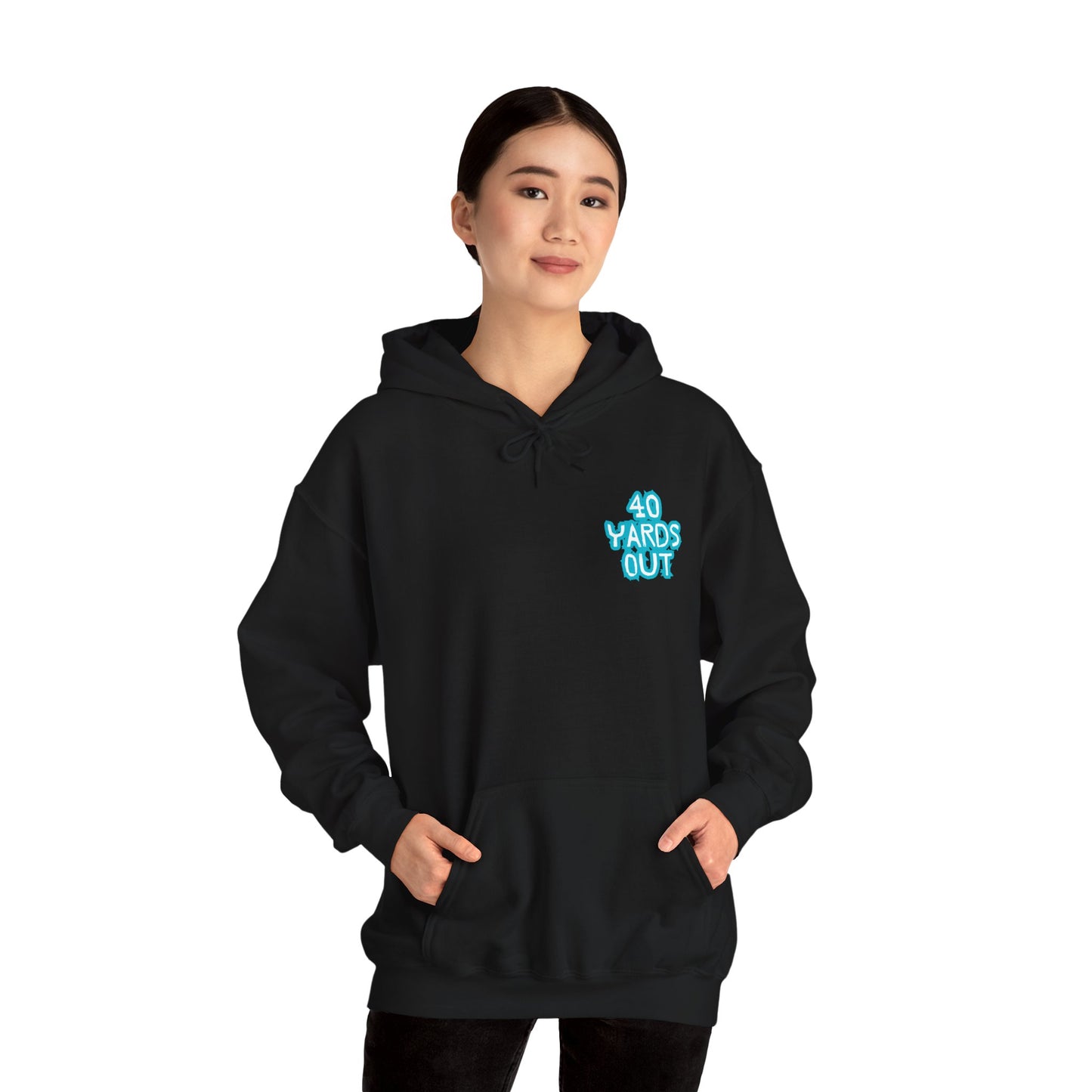 40 YARDS OUT Brand Productions Muddy Boar Heavy Blend™ Hooded Sweatshirt