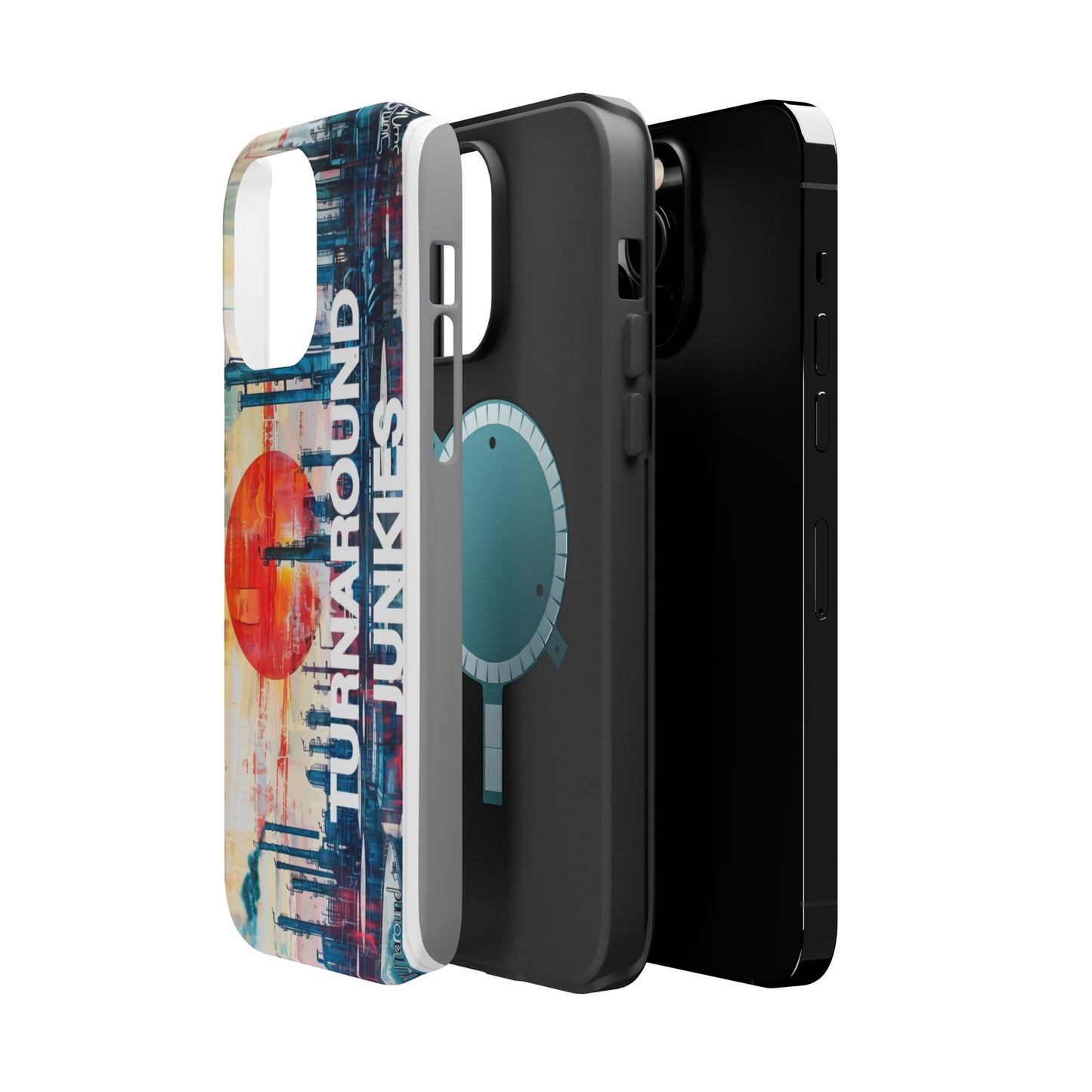 Turnaround Junkies  Red Sun Rising Magnetic Tough Cases