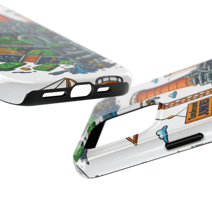 Turnaround Junkies "Stacks On Deck #2" Tough Phone Cases