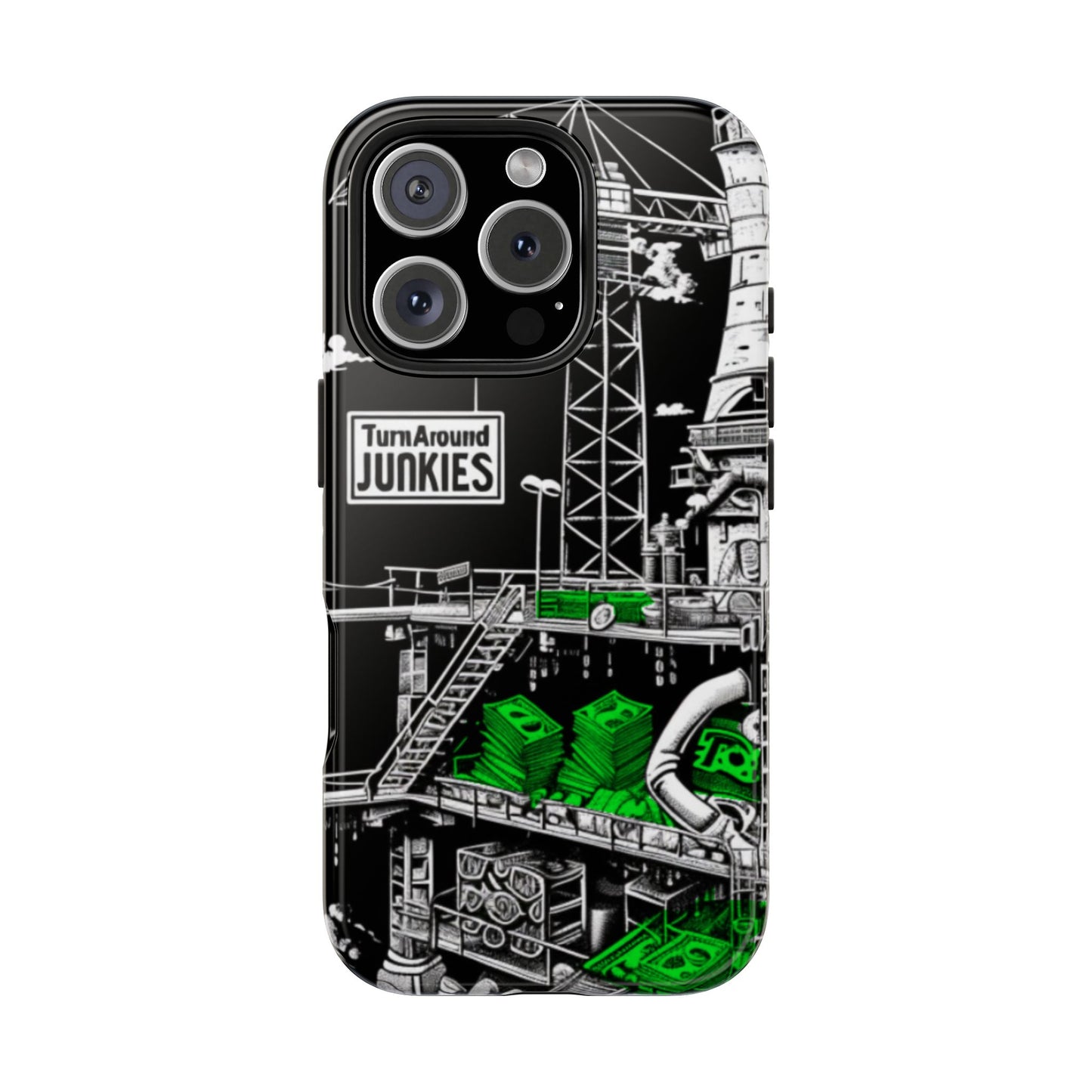 Turnaround Junkies "Stacks On Deck" Tough Phone Cases