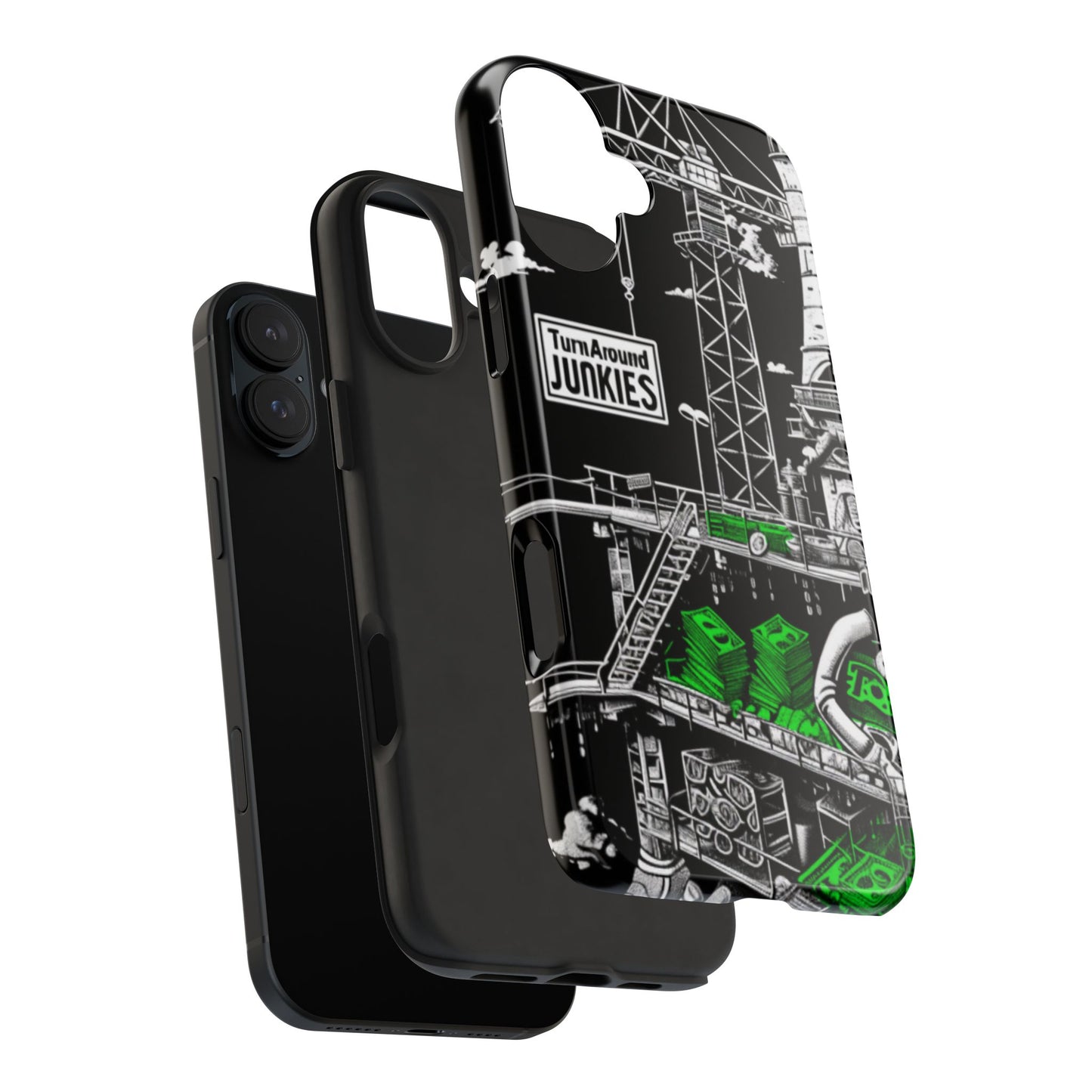 Turnaround Junkies "Stacks On Deck" Tough Phone Cases