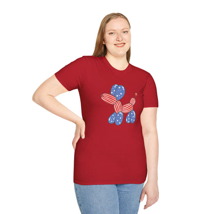 Adult USA Balloon Dog shirt