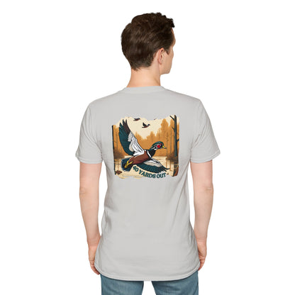 40 Yards Out Wood Duck Unisex Softstyle T-Shirt