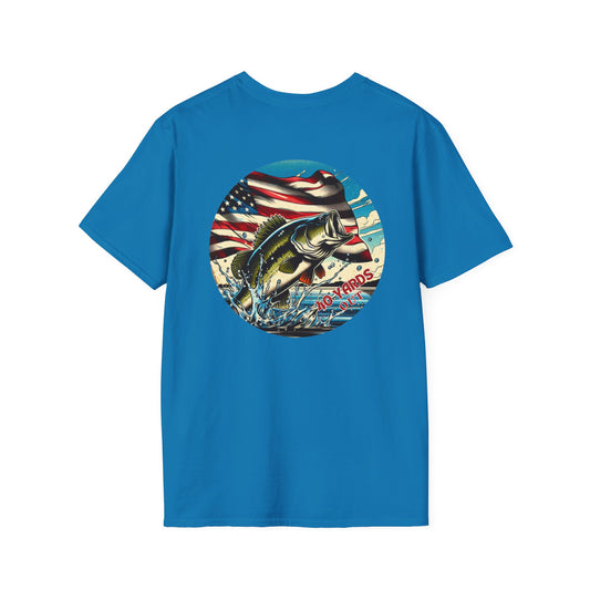 40 Yards Out American Bass Unisex Softstyle T-Shirt