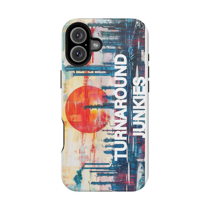 Turnaround Junkies  Red Sun Rising Magnetic Tough Cases