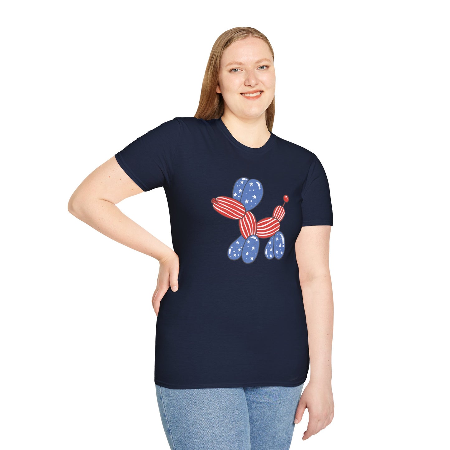 Adult USA Balloon Dog shirt