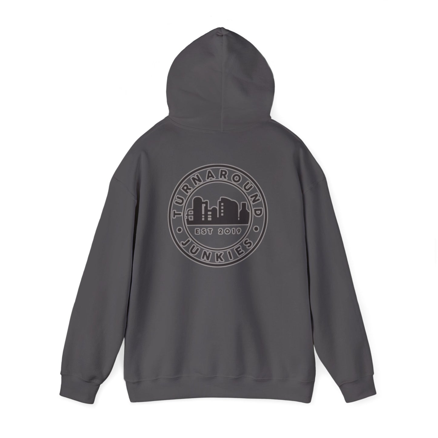 Turnaround Junkies Circle Logo Heavy Blend™ Hooded Sweatshirt