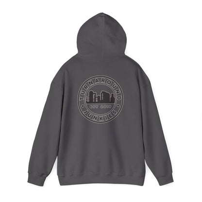 Turnaround Junkies Circle Logo Heavy Blend™ Hooded Sweatshirt