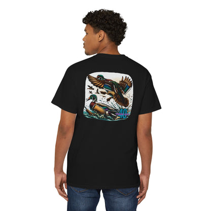 40 Yards Out Duck Unisex Heavy Cotton Pocket Tee