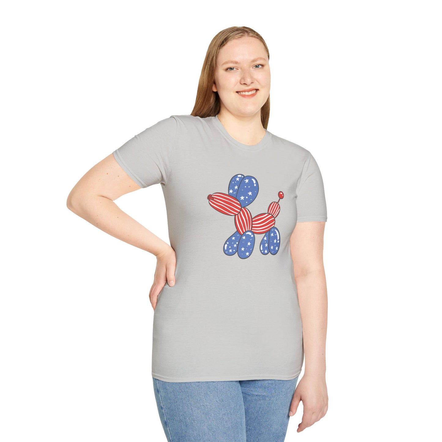 Adult USA Balloon Dog shirt