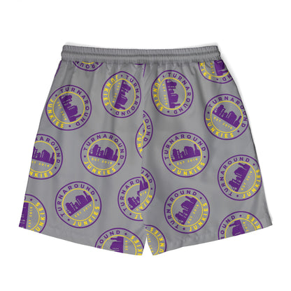 Turnaround Junkies Circle Logo Swim Shorts