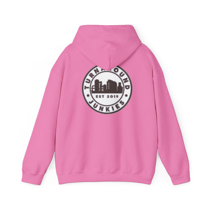 Turnaround Junkies Circle Logo Heavy Blend™ Hooded Sweatshirt