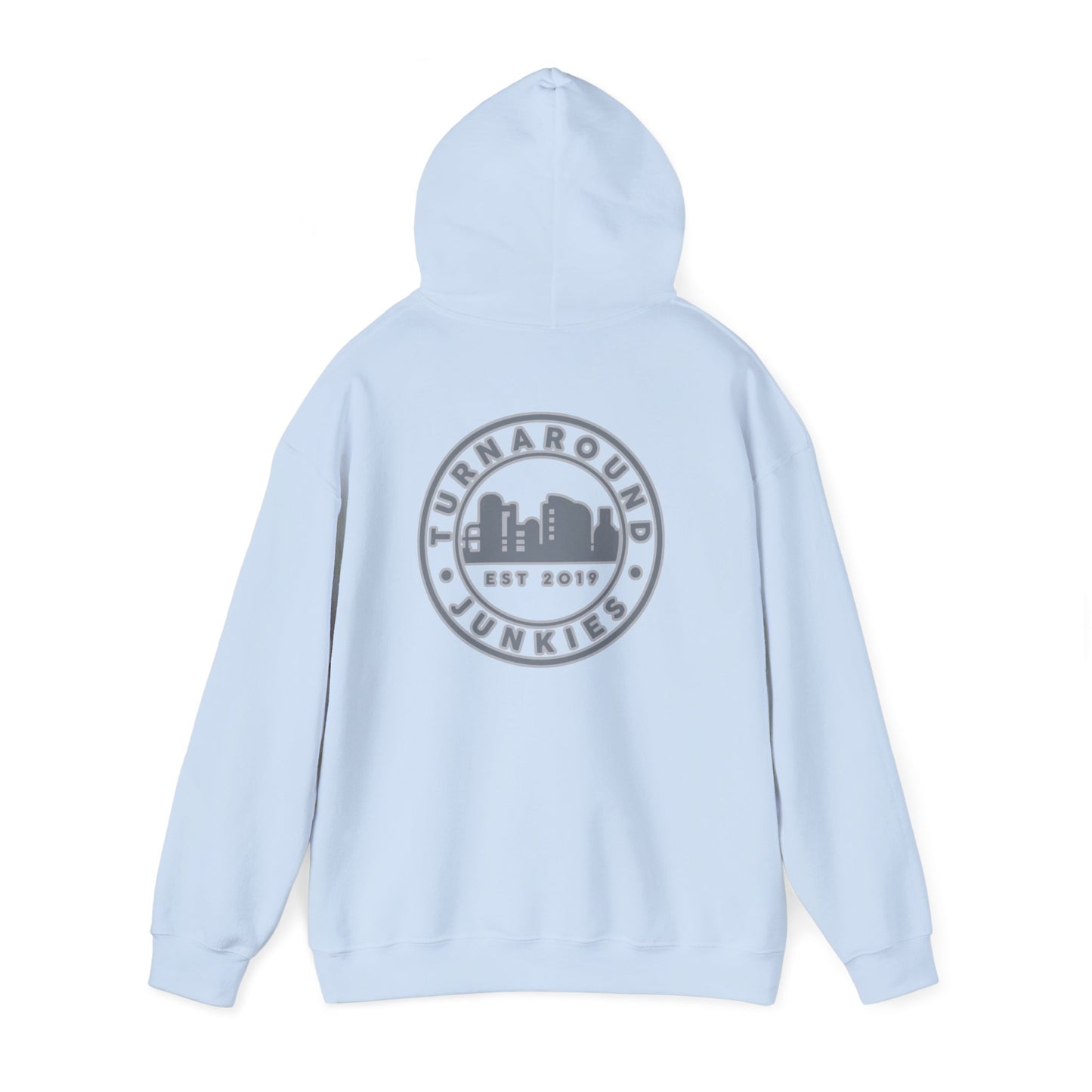 Turnaround Junkies Circle Logo Heavy Blend™ Hooded Sweatshirt