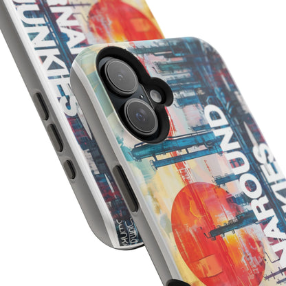 Turnaround Junkies  Red Sun Rising Magnetic Tough Cases