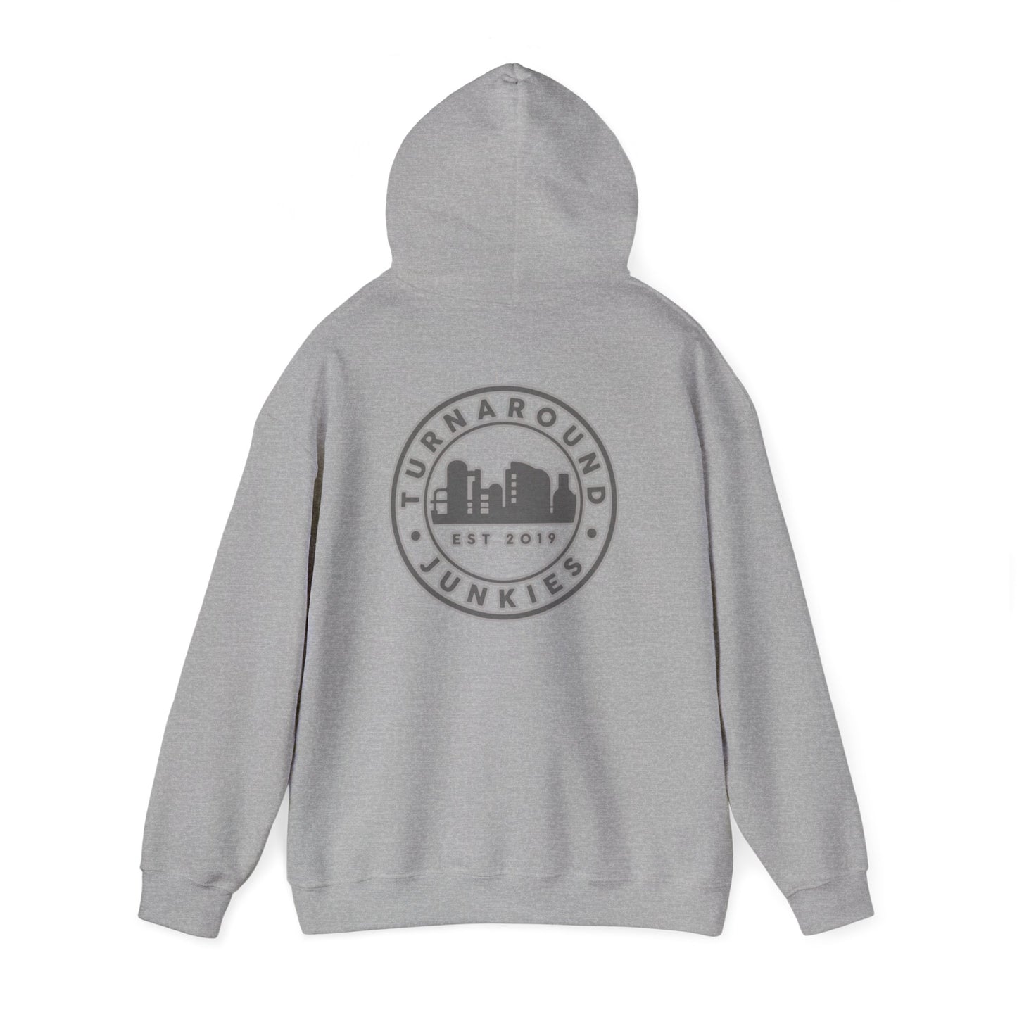 Turnaround Junkies Circle Logo Heavy Blend™ Hooded Sweatshirt