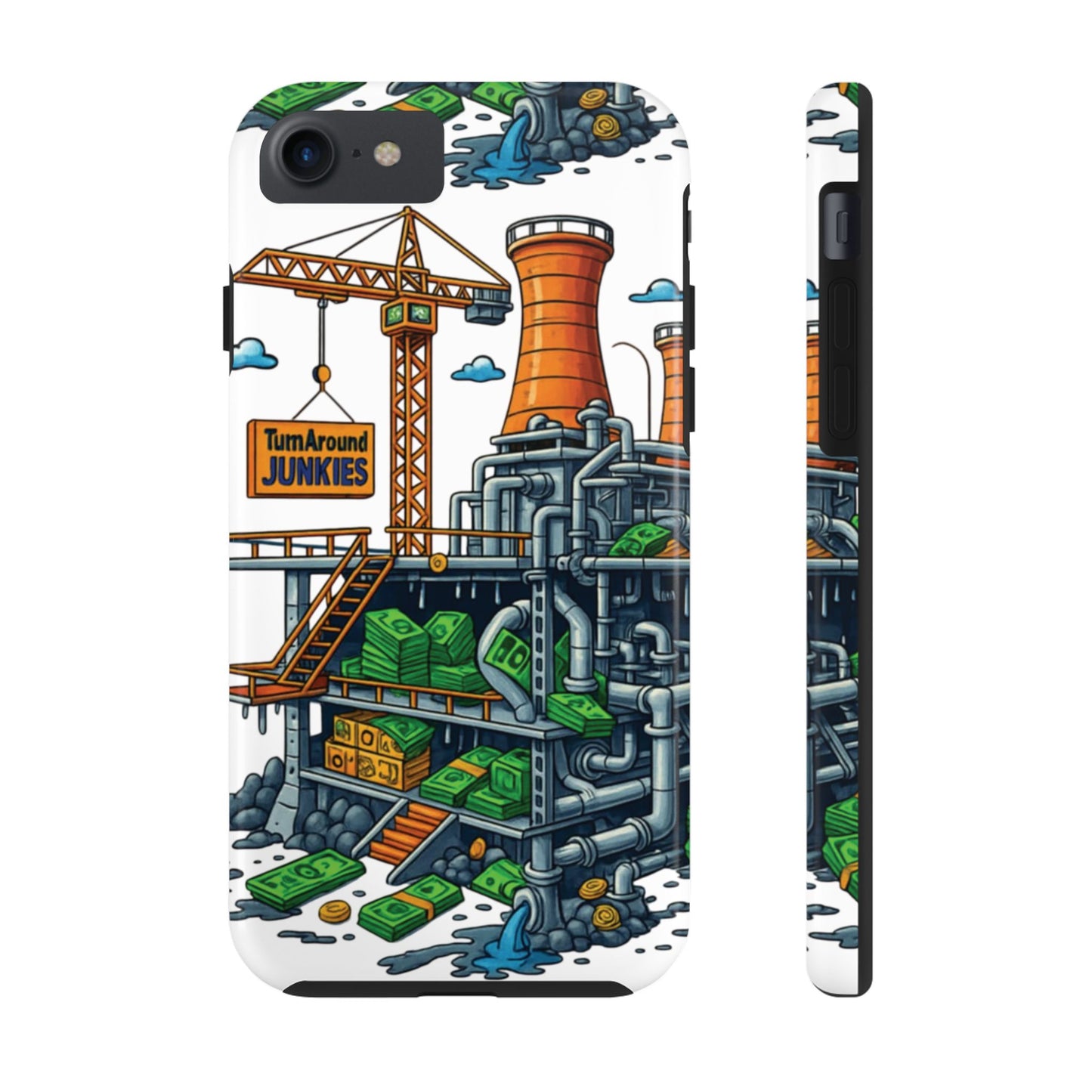 Turnaround Junkies "Stacks On Deck #2" Tough Phone Cases