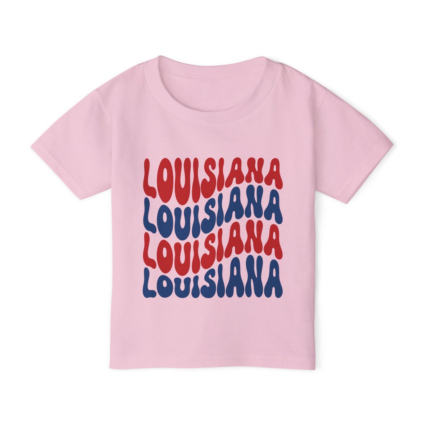 Toddler Louisiana Red White and Blue T-shirt