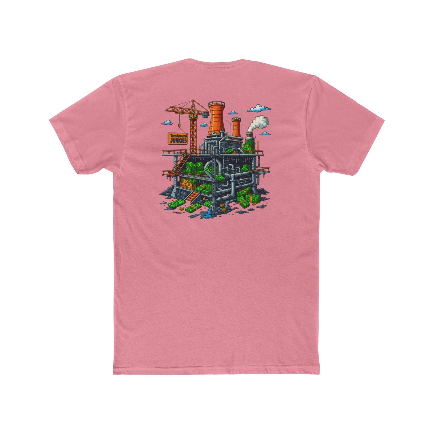 Turnaround Junkies "Stacks On Deck #2" Cotton Crew Tee