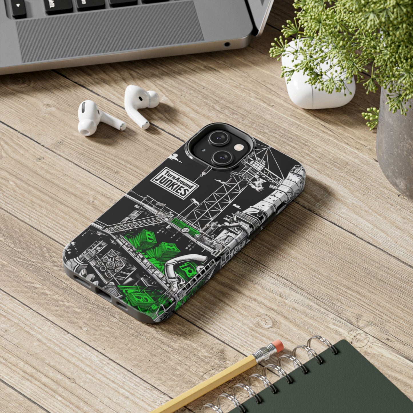 Turnaround Junkies "Stacks On Deck" Tough Phone Cases