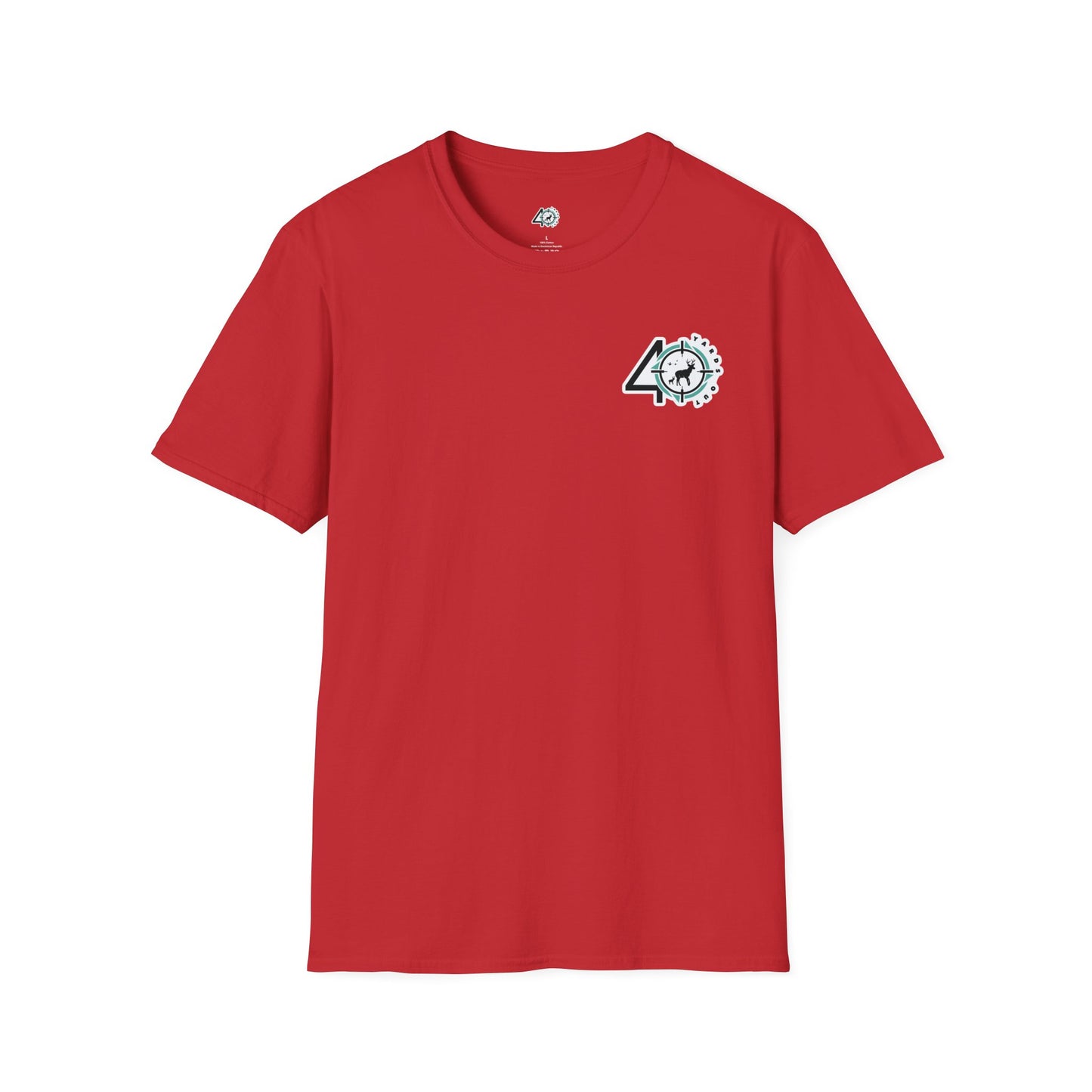 40 YARDS OUT Black Retriever Duck Watch Unisex Softstyle T-Shirt