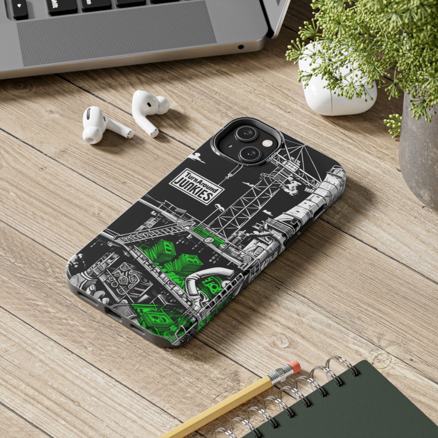 Turnaround Junkies "Stacks On Deck" Tough Phone Cases