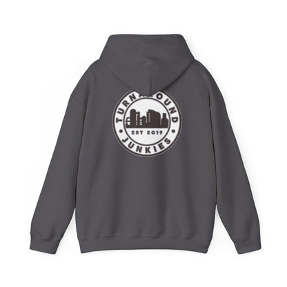 Turnaround Junkies Circle Logo Heavy Blend™ Hooded Sweatshirt