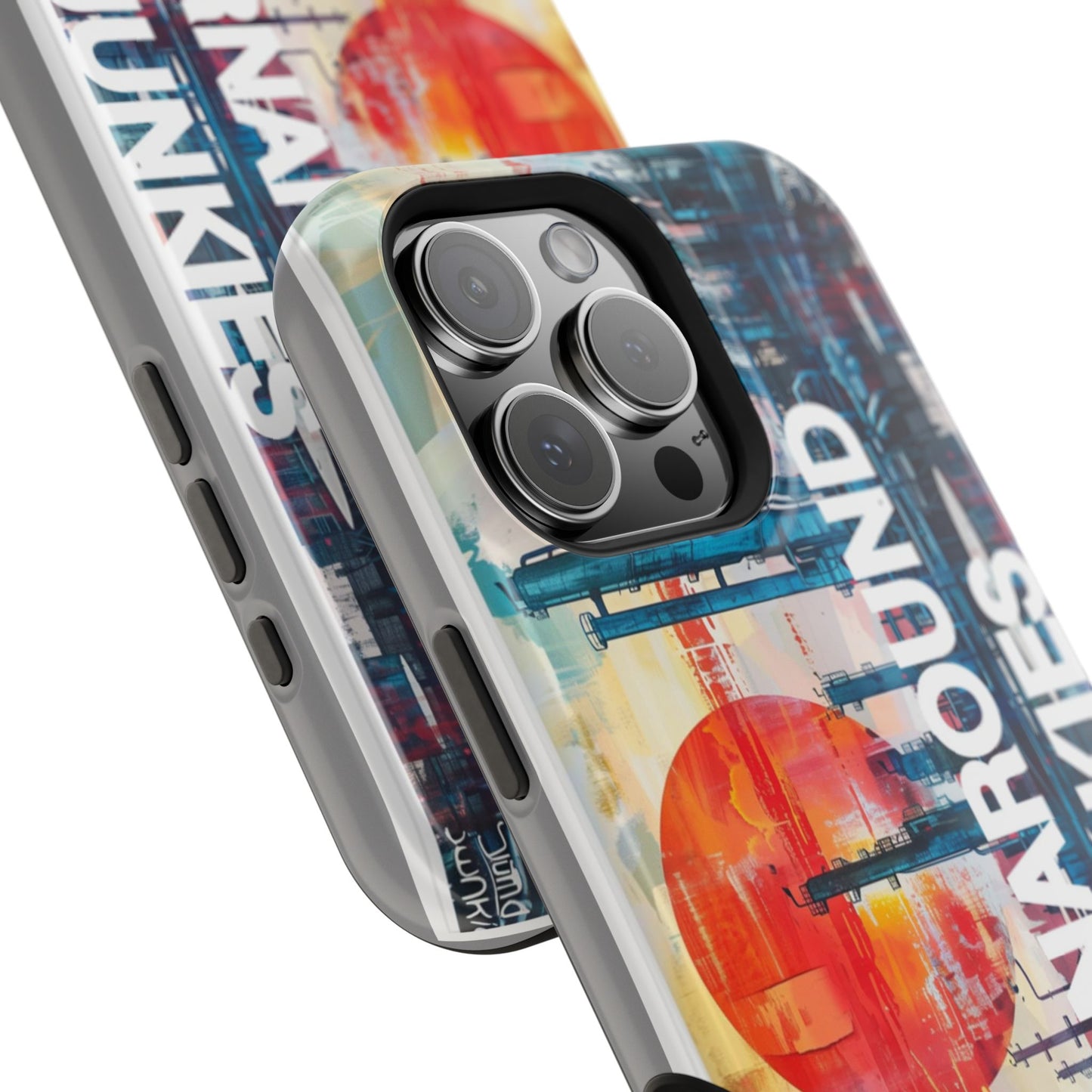 Turnaround Junkies  Red Sun Rising Magnetic Tough Cases