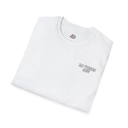 40 Yards Out American Bass Unisex Softstyle T-Shirt